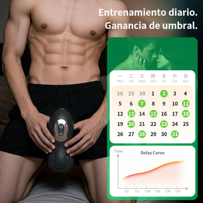 Alex - Entrenador de Glande Inteligente con Rotación y Vibración Multi-Frecuencia