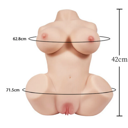 【Envío gratis】MIKI 6.2kg Tetas Enormes Mejor Masturbador Masculino 10 Patrones de Succión/Vibración