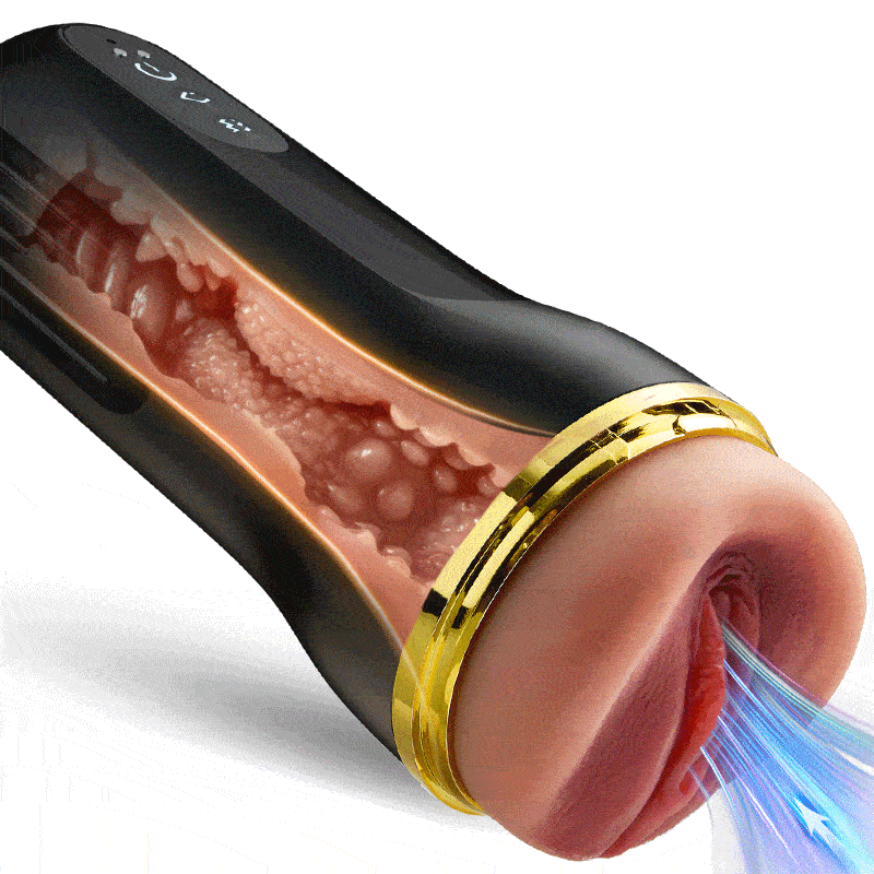 【Los más vendidos del Viernes Negro】Captain - 5 Chupar 10 Vibrador Vagina Simulada Entrada Masturbación Masculina Copas