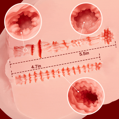 【HOT】3D Masturbator Realistic Structure Buttocks Vagina Anus 5.5KG