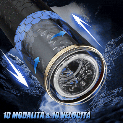 Copo masturbador elétrico giratório 6 frequências 3 velocidades DAOKE