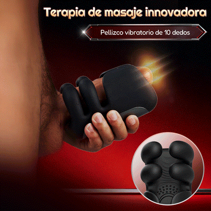 Vibrador Automático para el Pene con 10 Dedos para Masaje Terapéutico