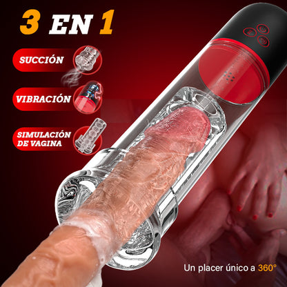 Automatic penis pump vibration 3 suction 9 vibration S-HANDE