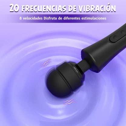 20 Frequency 8 High Frequency AV Stick med stort huvud