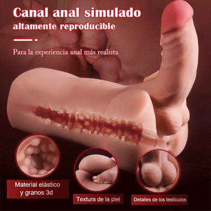 Mortero réplica pene dos en uno 0,94 kg