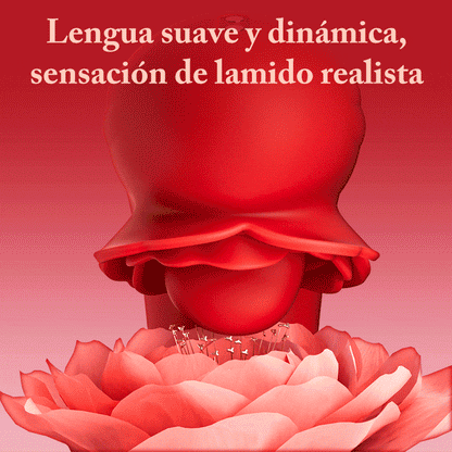 Papaver rhoeas—— Vibrador de punto G tres en uno con rotación de 10 frecuencias + vibración + palmadas