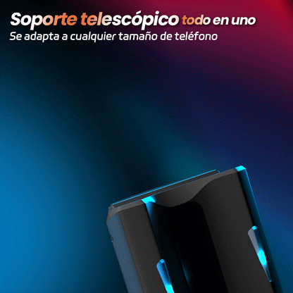 Venom - Carrera Larga 12 cm & 700 Golpes/Min, Telescópico, Estrechez Ajustable, Soporte para Teléfono, Masturbador Automático Masculino