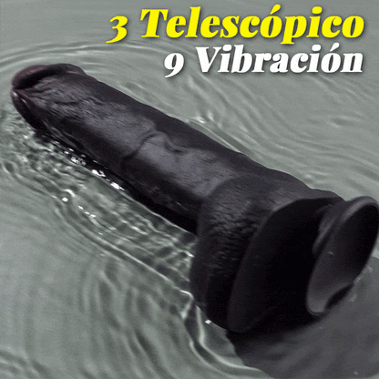 Maurice - Dildo Marrón Grande con Vibración y Calor para Hombres y Mujeres