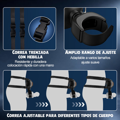 【Oferta relámpago: 30% DTO】Hazel - Wearable Male Masturbator 3-in-1 9 Thrusting Rotating Vibrating Sex Toy for Men Silicone Sleeve