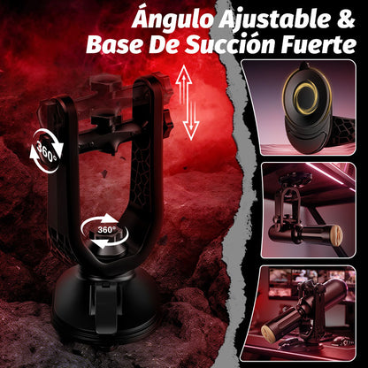 ThrustMax Masturbador Automático Manos Libres con Soporte