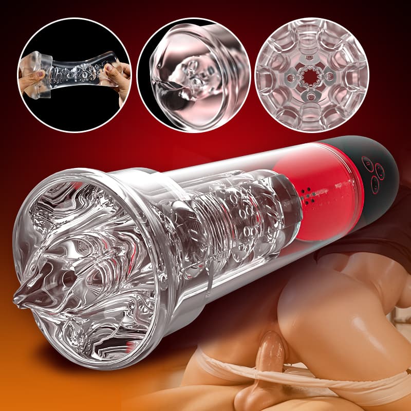 Automatic penis pump vibration 3 suction 9 vibration S-HANDE