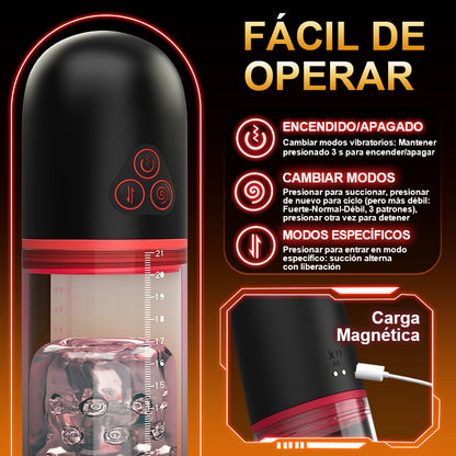 Automatic penis pump vibration 3 suction 9 vibration S-HANDE