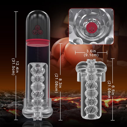 Automatic penis pump vibration 3 suction 9 vibration S-HANDE