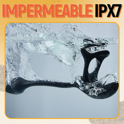 Zenith - Estimulador vibratorio en forma de bola con anillos para el pene