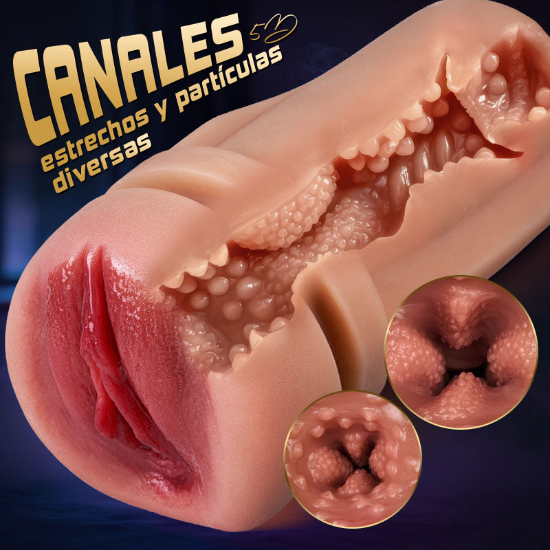 【Los más vendidos del Viernes Negro】Captain - 5 Chupar 10 Vibrador Vagina Simulada Entrada Masturbación Masculina Copas