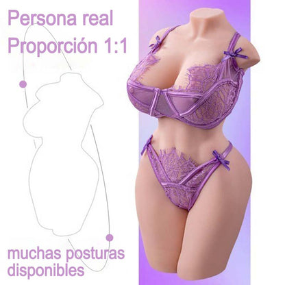 【Envío gratis】Rachel Perfect Curve TPR-Sexpuppe