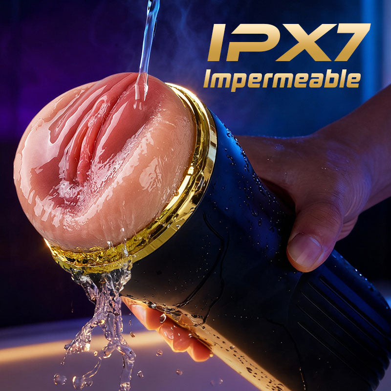 【Los más vendidos del Viernes Negro】Captain - 5 Chupar 10 Vibrador Vagina Simulada Entrada Masturbación Masculina Copas