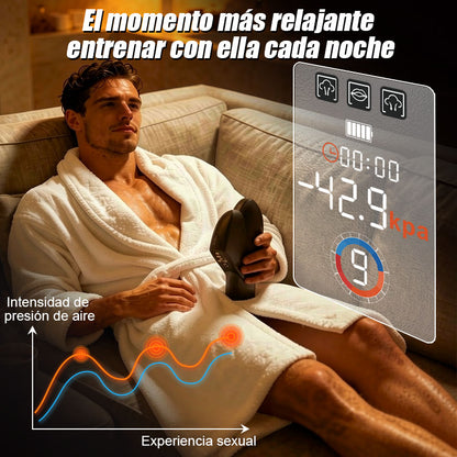 Ravish - Manga similar a la carne, succión de larga duración, guía clara, masturbador automático masculino