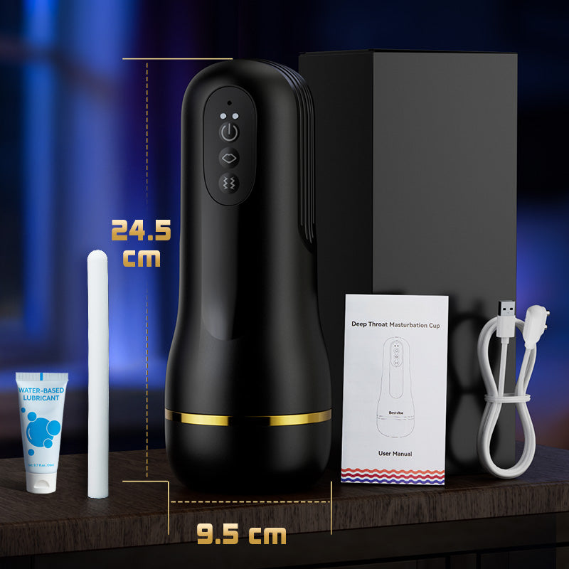 【Los más vendidos del Viernes Negro】Captain - 5 Chupar 10 Vibrador Vagina Simulada Entrada Masturbación Masculina Copas