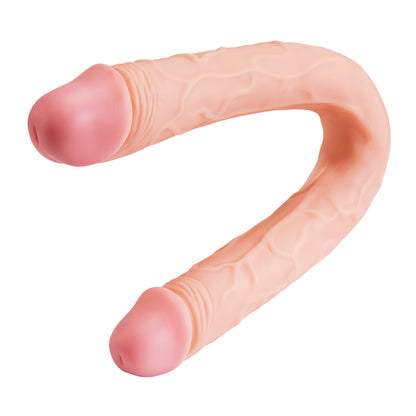 Dildo sexual multifuncional de duas cabeças