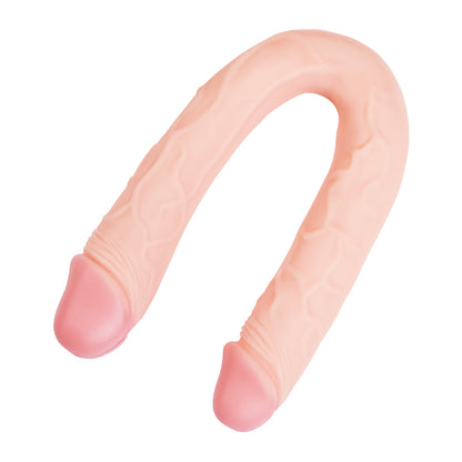 Dildo sexual multifuncional de duas cabeças