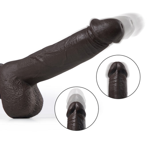 Eagle Realistic Dildo 18CM 3 Empurrando 5 Vibrações