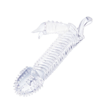 19.6cm Transparent Vibrating Penis Sheath