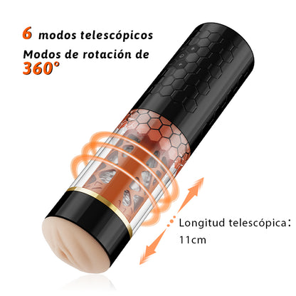 MASTER 6 Hands-Free Telescopic Masturbation Cup