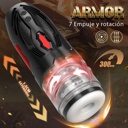 【NEW】Armor 7 empuje rotación visible copa de masturbación