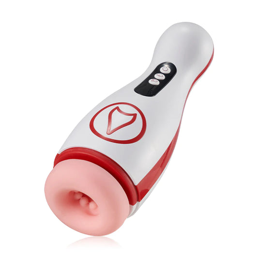 FOX LOVE Electric Masturbator Cup 7 Sucks 7 Vibrations and Voice