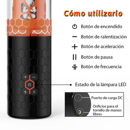 MASTER 6 Hands-Free Telescopic Masturbation Cup